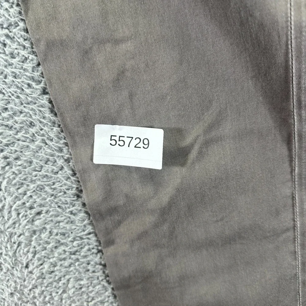 AG Adriano Goldschmied Pant Mens 34x34 Gray Cotton Chino Straight Preppy Career
